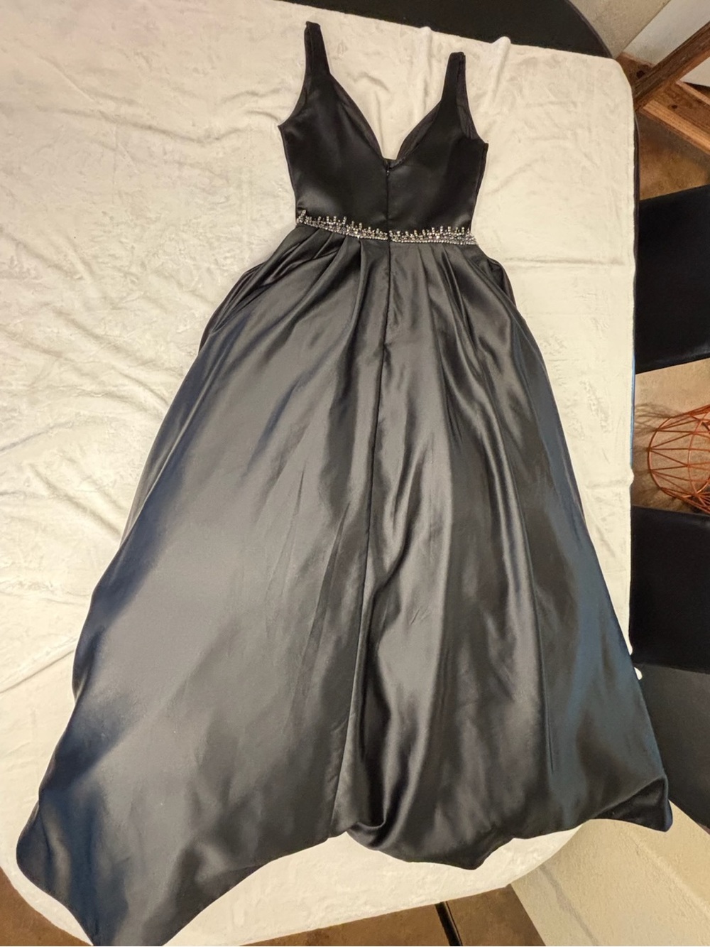 Sherri Hill Rhinestone Ball Gown in Size 6 - Picture 4 of 4